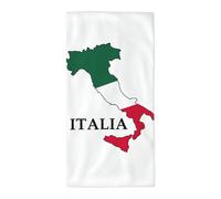 DUWAA Italy Map With Colors Print Soft Towels For Bathroom, Absorbent Bath Hand Washcloth Microfiber Towels For Body Drying