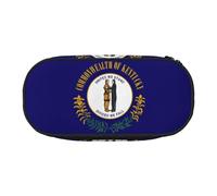 DUWAA Kentucky State Flag print Functional Stationery Pouch Portable Pencil Bags Pencil case, Lightweight Pencil Pouch