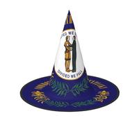 DUWAA Kentucky State Flag Print Print Halloween Hanging Witch Hats Costume Accessories, Decorations For Home, Yard, Porch-3pcs