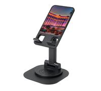 DUWAA Las Vegas Sunset 1 Print 360°Rotating Cell Phone Stand, Adjustable Cell Phone Holder,Foldable Portable Phone Holder