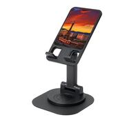 DUWAA Las Vegas Sunset Print 360°Rotating Cell Phone Stand, Adjustable Cell Phone Holder,Foldable Portable Phone Holder