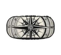 DUWAA Law of the Compass Navigation 1 print Functional Stationery Pouch Portable Pencil Bags Pencil case, Lightweight Pencil Pouch