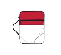 DUWAA North Carolina State Flag Map Print Multi Functional Bible Bag Cosmetic Bags with Handle Waterproof Pencil Case with Compartments
