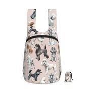 DUWAA Oodles Of Poodles Print Packable Backpack 16l Gym Backpack Portable Storage Carry On Backpack Travel Bag For Men Women