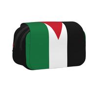 DUWAA palestine flag1 print Pen Pencil Case with Zipper Clear Makeup Color Pouch Cosmetics Bag Multi-Purpose Stationary Bag