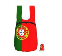 DUWAA Portuguese Flag Print Packable Backpack 16l Gym Backpack Portable Storage Carry On Backpack Travel Bag For Men Women