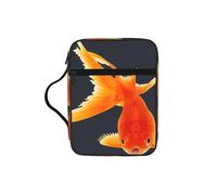 DUWAA Real Fish Print 26Ã- 20 Cm Large Capacity Bible Cover Case, Study Supplies Tote Bag for Women and Christian