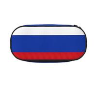 DUWAA Russian Flag print Functional Stationery Pouch Portable Pencil Bags Pencil case, Lightweight Pencil Pouch