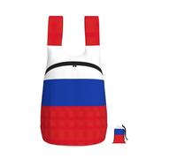 DUWAA Russian Flag Print Packable Backpack 16l Gym Backpack Portable Storage Carry On Backpack Travel Bag For Men Women