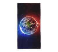 DUWAA Space Planet Earth Print Quick Drying Towels, Premium Towels Soft And Absorbent Microfiber Hand Bath Washcloths Towel