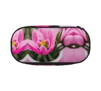 DUWAA Spring is in The Air print Functional Stationery Pouch Portable Pencil Bags Pencil case, Lightweight Pencil Pouch