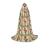 DUWAA Suriname Flag Map04 Print Medieval Cloak Wizard Robe Cloak With Hood Renaissance Cape Halloween Costume Cosplay Prop