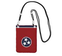DUWAA Tennessee Flag Print Small Crossbody Bags For Women Trendy, Phone Purse With Adjustable Strap,For Hiking Travel, Black, One Size