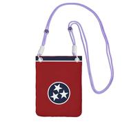 DUWAA Tennessee Flag Print Small Crossbody Bags For Women Trendy, Phone Purse With Adjustable Strap,For Hiking Travel, Purple, One Size