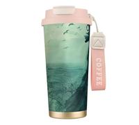 DUWAA The Sea Witch Inspired Print Stainless Steel Insulated Travel Coffee Mug, Camping Mug,Coffee Tumbler For Men Women