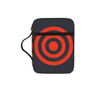 DUWAA Vector Design Target Print 26Ã- 20 Cm Large Capacity Bible Cover Case, Study Supplies Tote Bag for Women and Christian