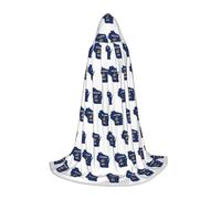 DUWAA Wisconsin State Flag Map Print Halloween Costume Clothes Halloween Medieval Costume Cape For Women Men Renaissance Hooded Cloak