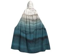 DUWAA WITHIN THE TIDES print Cloak with Hood for Men Women, Hooded Cape Cloak Unisex Halloween Witch Vampire Costume