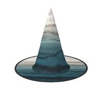 DUWAA Within The Tides Print Witch Hat Witches Hats Halloween Women Adult Wizard Men Costume Cosplay Party Accessory-1pcs