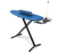 Duwee Deluxe Ironing Board with Sleeve Board, Extra Wide Ironing Boards for Steam Iron, Adjustable Height Iron Board with Heavy Duty Legs, 46 x 122 cm, Blue