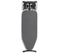 Duwee Extra Wide Large Ironing Board, Deluxe Ironing Board with Steam Iron Rest, Heat Resistant Cover and Thicken Felt Pad, Heavy Sturdy Legs, 117 x 43 cm, Black