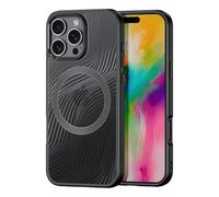 DUX DUCIS Aimo Mag Series Case Designed for Apple iPhone 16 Pro, Magnetic Case, Shockproof Phone Cover - Black
