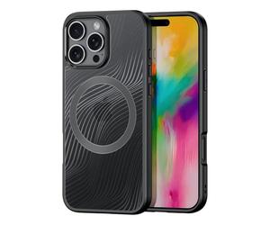 DUX DUCIS Aimo Mag Series Case Designed for Apple iPhone 16 Pro, Magnetic Case, Shockproof Phone Cover - Black