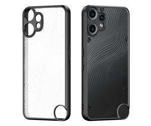 DUX DUCIS Airbag Anti-Drop Phone Case for Nothing CMF Phone 2Pro Phone3/2a Plus/3a Pro, TPU+Acrylic Transparent Shockproof Cover black