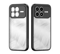 DUX DUCIS Anti-Finger Shock Proof Phone Case For Xiaomi Poco F8 Pro F7 Ultra C85 X7 Pro TPU+Acrylic Lines Transparent back Cover black