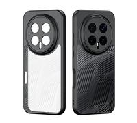 DUX DUCIS Anti-Fingerprint & Anti-Drop Phone Case for Honor Magic 8 Pro / Magic 7 Pro, Transparent Back with TPU+Acrylic Design black