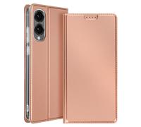 Dux Ducis Case for Galaxy S25 Edge Clapet Support Video, Rose Gold