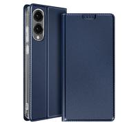 Dux Ducis Case for Galaxy S25 Edge Clapet Video Support, Night blue