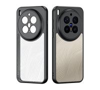 DUX DUCIS Case For vivo X300 Pro V60 Lite TPU+Acrylic Lines Back Transparent Cover Anti-Fingerprint Airbag Anti-drop Case black