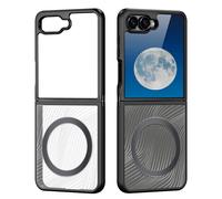 DUX DUCIS Clear Magnetic Full Protection Shockproof Case for Samsung Galaxy Z Flip 7 / Z Fold 7 / Z Flip 7 FE/Z Flip6 Black with Magnetic