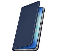 Dux Ducis Flip Case for Galaxy A17 with Card Holder Skin Pro Series, Dark Blue