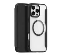 DUX DUCIS Folio Case for iPhone 16 Pro Max with Wallet for iPhone 16 Plus Back Cover with MagSafe For iPhone 16 black
