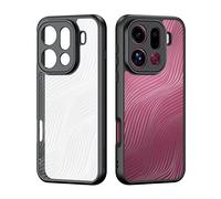 DUX DUCIS For OPPO Find X9 Pro Reno14 Pro 14F 13 Pro 13F 11F Shockproof Phone Case With Flowing Lines Transparent Back Cover black
