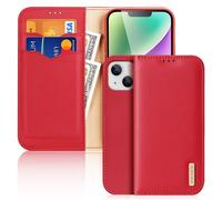 DUX DUCIS Genuine Real Leather Flip RFID Wallet Case for Apple iPhone 15