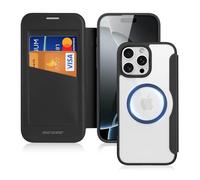 DUX DUCIS iPhone 16 Pro Max Case Wallet with Card Holder - RFID Blocking, MagSafe Compatible Premium Leather Anti-Scratch Flip Folio Cover (6.9", Black)