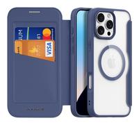 DUX DUCIS Skin X Pro MagSafe Flip Wallet Case for Apple iPhone 16 Pro - Blue