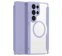 DUX DUCIS Skin X Pro Tough Flip Wallet Case for Samsung Galaxy S24 Ultra, Purple