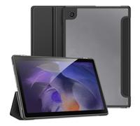 Dux Ducis Toby series armored tough Smart Cover For Samsung Galaxy Tab A8 10.5 Inch 2022 Case SM-X200/SM-X205/SM-X207 with a holder for Apple Pencil Black