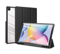 Dux Ducis Toby Series Tablet Case with Pen Holder for Samsung Galaxy Tab S6 Lite- 2020/2022/2024- P610/P613/P615/P619/P620/P625 - Black
