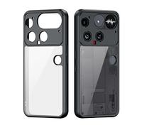 DUX DUCIS Airbag Anti-Drop Phone Case for Nothing CMF Phone 2Pro Phone3/2a Plus/3a Pro, TPU+Acrylic Transparent Shockproof Cover black