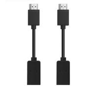 DUXIAOSHA 10cm HDMI Extension Cable 2PACK - 4K 1080P Support, HDMI Male to Female Adapter, Compatible with TV Stick, Gaming Consoles, Blu-Ray Player