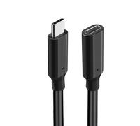 DUXIAOSHA USB C Extension Cable Short 0.5m, USB 3.1 Type-C Extension Lead [10Gbps, 20V/5A] Male to Female Braided Extender Cord Compatible for Nintendo Switch, MacBook Pro, Galaxy (50CM)