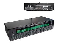 DUXMM 31-Band Digital Equalizer,Digital Audio Stereo Graphic EQ8000,with Dedicated Remote Control & Audio Cable, 12 Rhythm Patterns, Automatic Noise Reduction,for Recording Studio