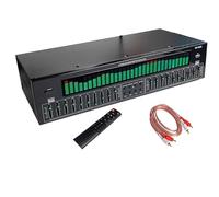 DUXMM 31 Bands Graphic Equalizer,Stereo Graphic EQ8000,Digital Equalizer for Recording Studio,Bluetooth 5.4 Optical Coaxial Digital Audio Decoding, Noise Reduction,for Stage, Concert