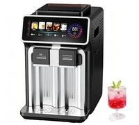 DUXMM Ice Maker Machine,3-in-1 Countertop Ice Cube Maker for Home,with Smoothie & Cold Water,12 Ice Cubes in 6-10 Minutes,Produces 15 Kg in 24 Hours,Automatic water filling mode,for Bar and Office