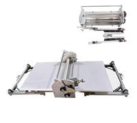 DUXMM New Model Electric Dough Sheeter,Folding Dough Sheeter,with Sheeter Board & Thickness Adjustable 2-30MM,Baking Pastries and Bread, for Home and Commercial Bakeries